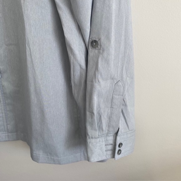 WIND RIVER No Fly Zone Mosquito Repellent Women's Grey Shirt Size XL - Picture 2 of 14